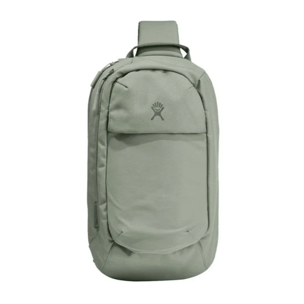 Hydro Flask Slingback Bottle Pack 8L Green Sling Backpack 2 Zip Pockets